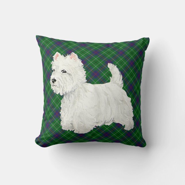 Almofada Westie em Pé (Frente)