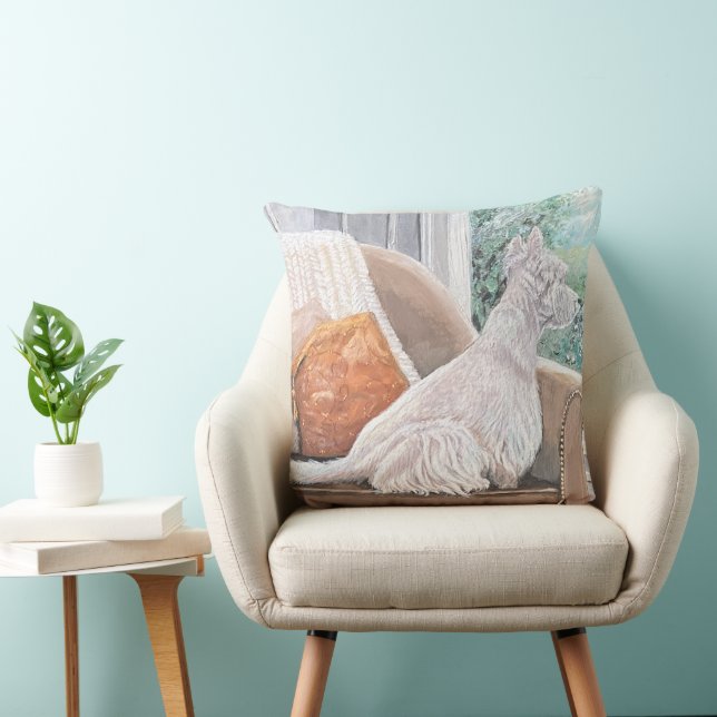 Almofada Westin Olhando uma janela (Cadeira)