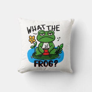 Almofada What the frog?