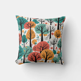 Almofada Whimiscal Tree Throw Pillow