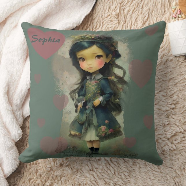 Almofada Whimsic Kawaii Fairy Tale Girl (Cobertor)