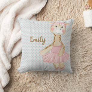 Almofada Whimsical Ballerina Giraffe