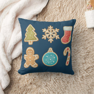 Almofada Whimsical Christmas Cookie Icons
