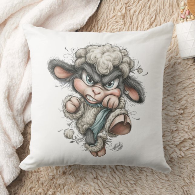 Almofada Whimsical Cute Sheep (Cobertor)