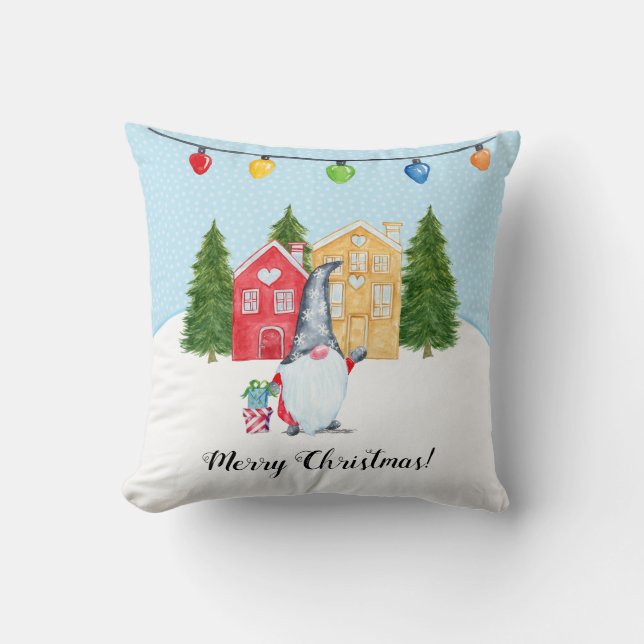 Almofada Whimsical Gnomo Christmas (Frente)