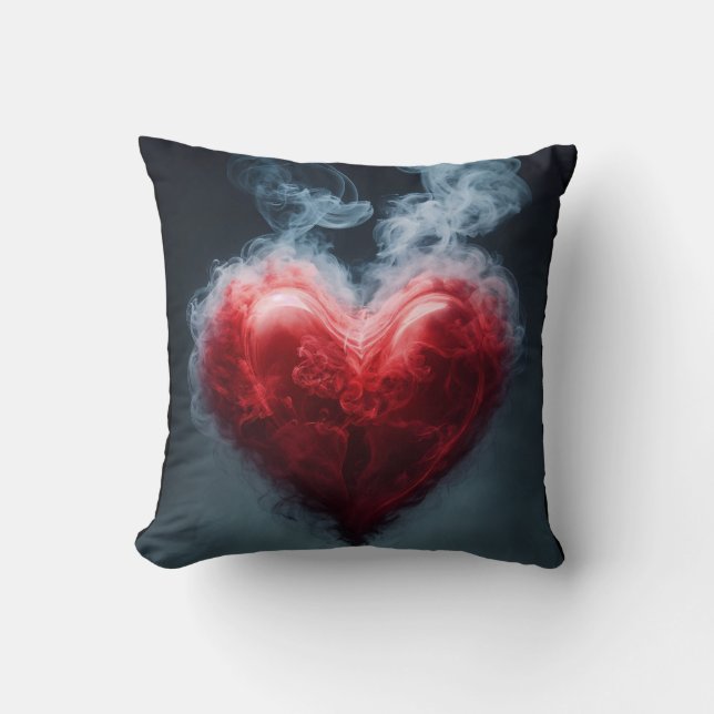 Almofada Whimsical heart of smoke pillow - Dreamy comfort (Frente)