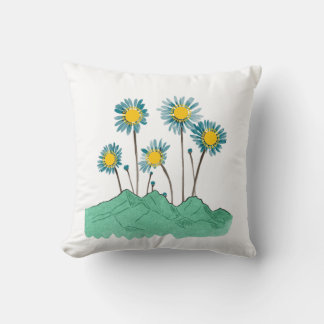 Almofada White Pillow with Kazakhstan Cultural Design