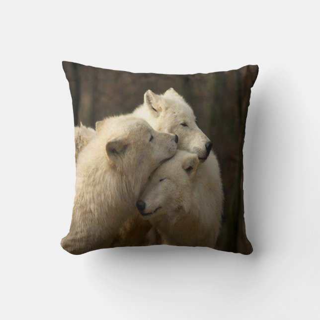 Almofada White Wolf Pack (Frente)