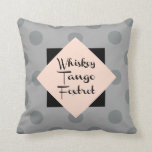 Almofada Whkey Tango Foxtrot Funny<br><div class="desc">Um giro engraçado na frase comum, WTF.</div>