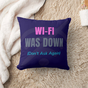 Almofada Wi-Fi desligado (Não perguntar novamente)
