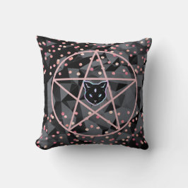 Almofada WiizyWitch Magic Witch Cosmic Cat Pentacle Magick