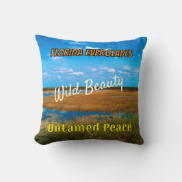 Almofada Wild Beauty Untamed Peace Everglades Scenic