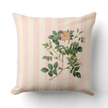 Wild Elegance: Rosa malmundariensis Travesseiro de