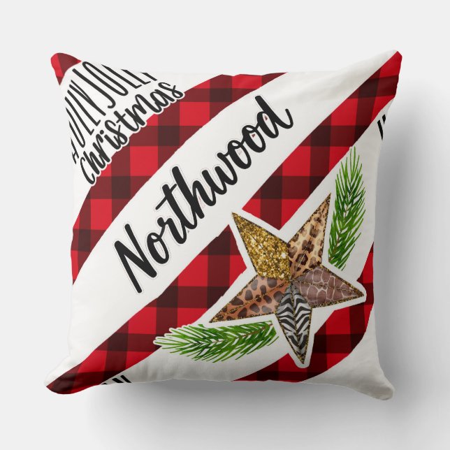 Almofada Wild Woodland Christmas (Frente)