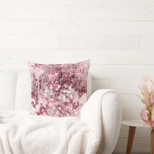 Almofada Wildflower Field Impressionism-Mauve (Sofá)