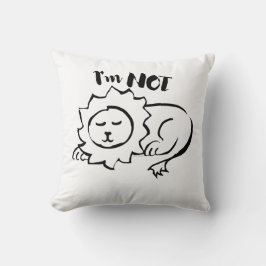 Almofada Wildly Punny — Não Estou a Brincar Arte Minimalist