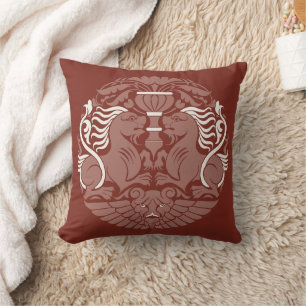 Almofada William De Morgan's Lions Travesseiro decorativo