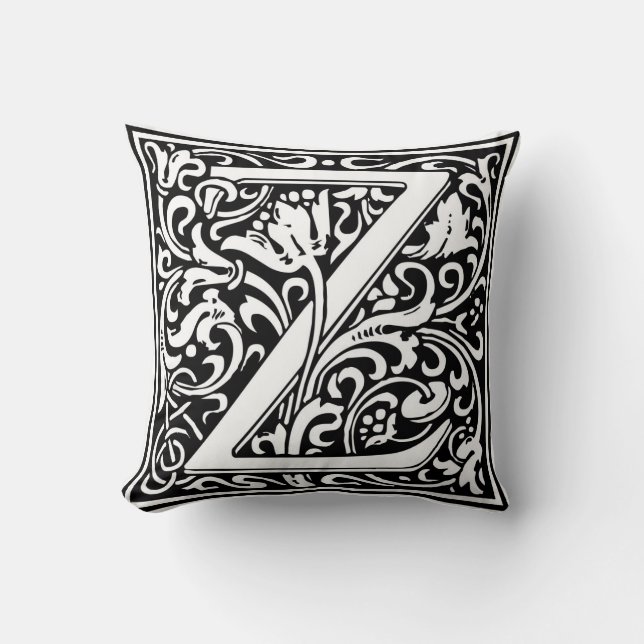 Almofada William Morris Alphabet "Z" (Frente)