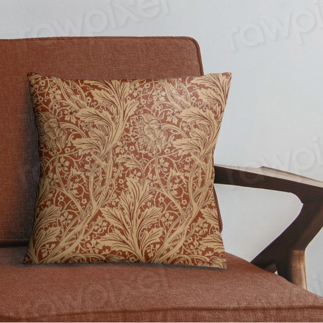 Almofada William Morris Arcadia Jardim Floral Flor Classi (Criador carregado)