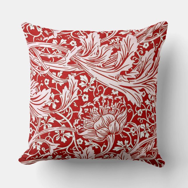 Almofada William Morris - Arcadia, padrão de colheita (Frente)