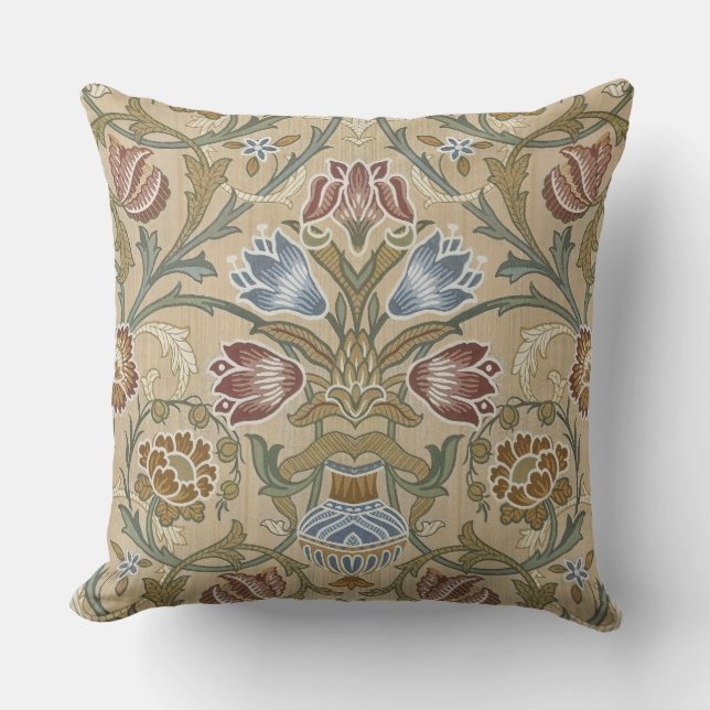 Almofada William Morris Brocade Elegant Garden Classic (Frente)