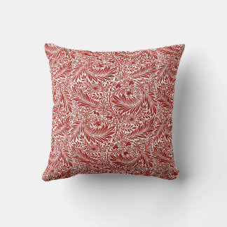 Almofada William Morris Cherry Red Larkspur Pattern
