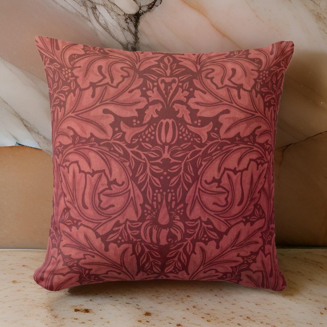 Almofada William * Morris Design Cranberry Burgundy (Criador carregado)