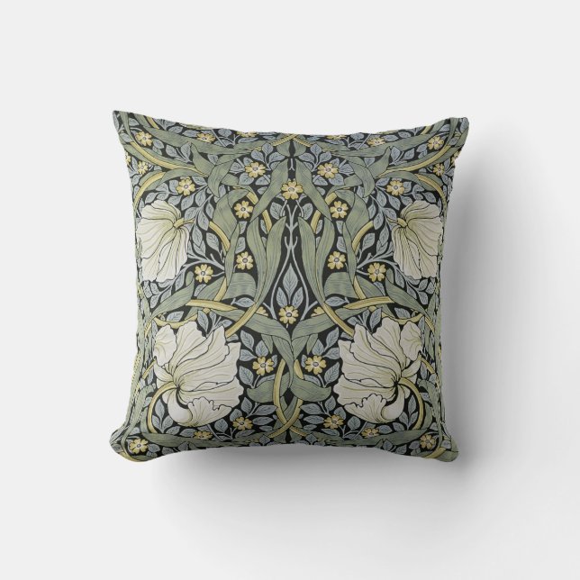 Almofada William Morris - Design de Pimpernel Pattern (Frente)