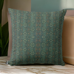 Almofada William * Morris Design Verde Impressões Florais