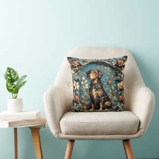 Almofada William Morris Dog Travesseiro decorativo