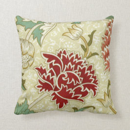 Almofada William Morris Fine Red Floral Wallpaper