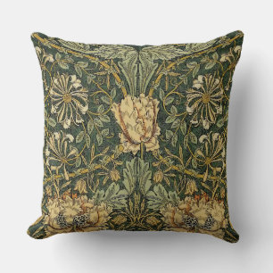 Almofada William Morris Honeysuckle Verde Amarelo