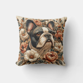 Almofada William Morris Inspirou o Buldogue Pillow Francês