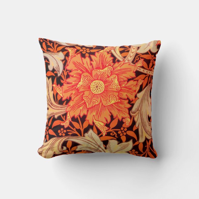 Almofada William Morris Marigold Vintage Floral (Frente)