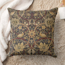William Morris Pattern Cotton Travesseiro decorati