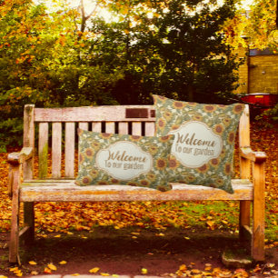 Almofada William Morris Personalizado Autumn Sunflower Pati
