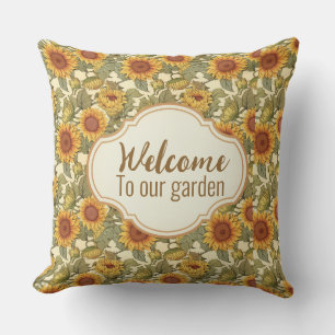 Almofada William Morris Personalizado Autumn Sunflower Pati