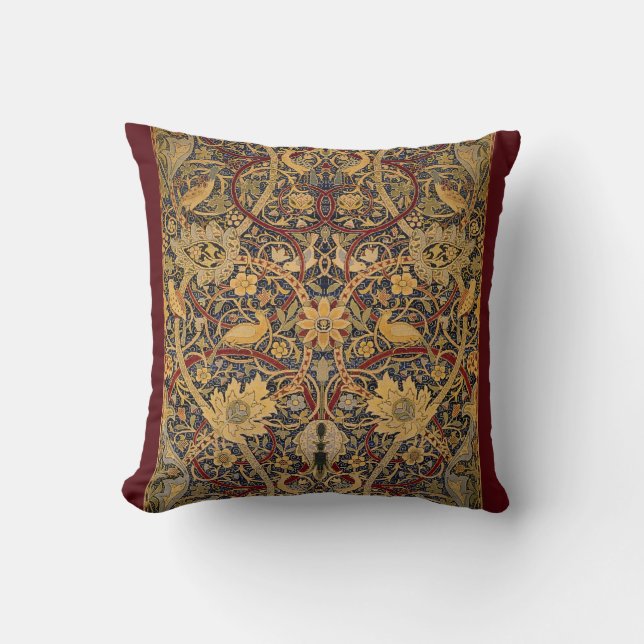 Almofada William Morris Pre-Raphaelite Travesseiro (Frente)