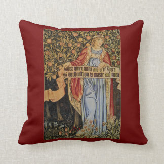 Almofada William Morris Pre-Raphaelite — Travesseiro de Ver