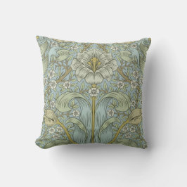 Almofada William Morris Primavera Thicket: Floral Antiquado