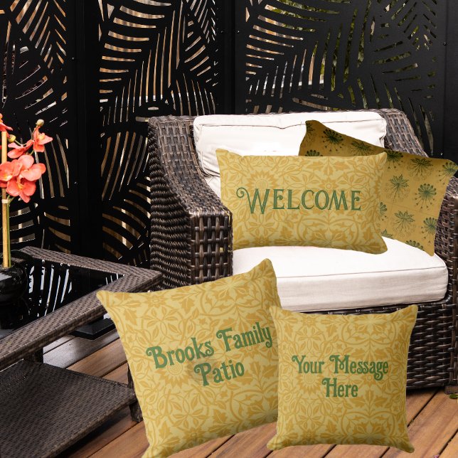 Almofada William Morris Reversible Personalizado (Criador carregado)