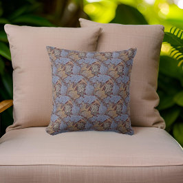 Almofada William * Morris Rua James Blue Brown Peach