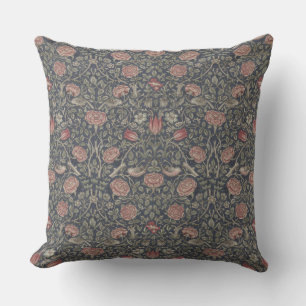 Almofada William Morris sobre o Travesseiro decorativo Rosa