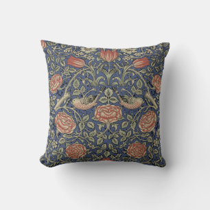 Almofada William Morris Tudor Rosa Wallpaper