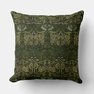Almofada William Morris: Tulipa Verde e Travesseiro decorat