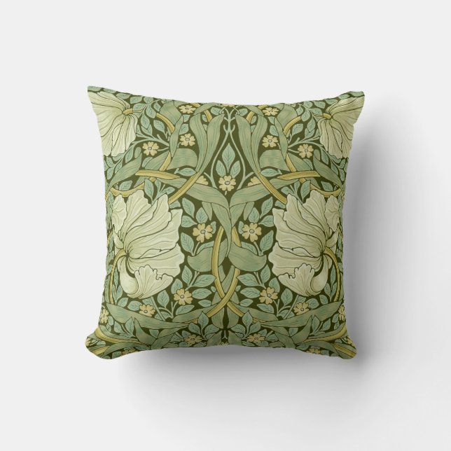Almofada William Morris Vintage Pimpernel Floral (Frente)