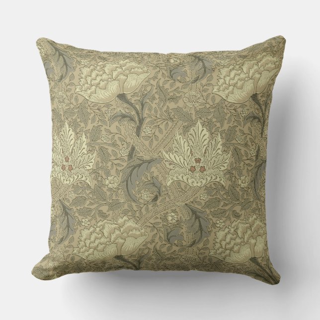 Almofada William Morris Windrush Wallpaper Pattern (Frente)