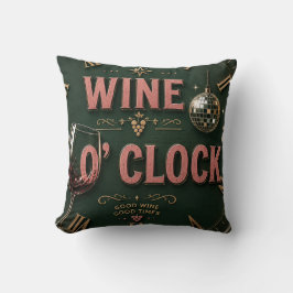 Almofada Wine O'Clock Elegant Home Bar