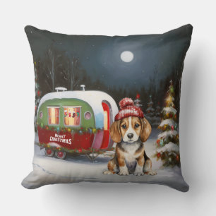Almofada Winter Beagle Caravan Christmas Adventure