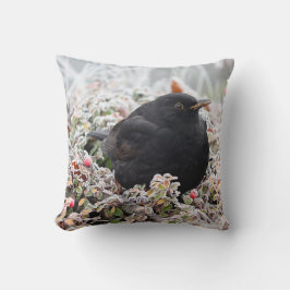 Almofada Winter Blackbird